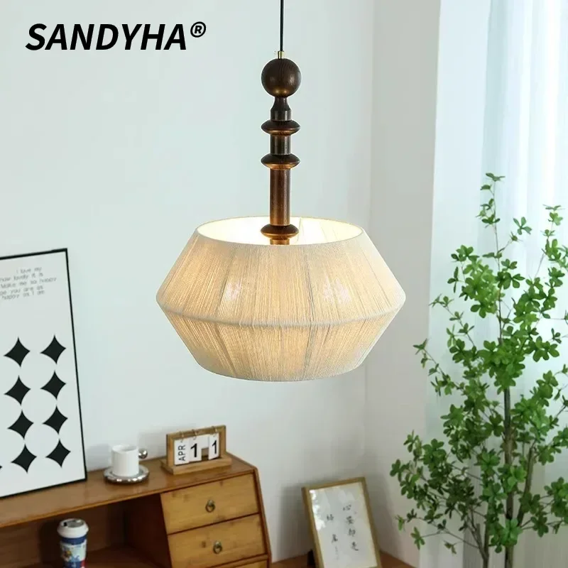 SANDYHA Vintage Woven LED Pendant Chandelier Unique Design for Bedroom Living Room Dining Room Stylish Home Decor Lighting
SANDYHA Vintage Woven LED Pendant Chandelier Unique Design for Bedroom Living Room Dining Room Stylish Home Decor Lighting