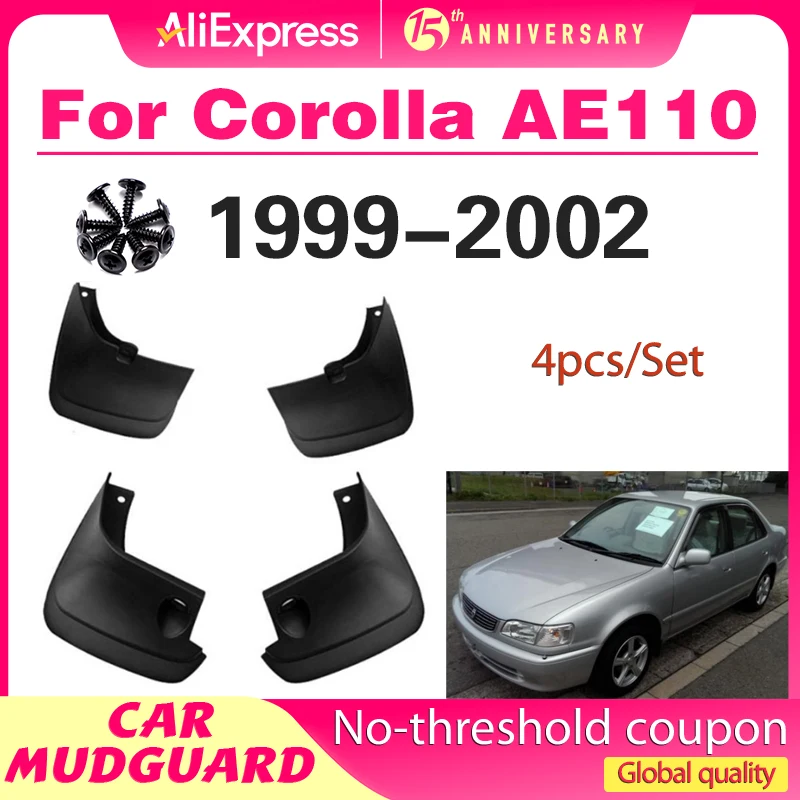 Front Rear Mud Flaps For Toyota Corolla AE110 1999 2000 2001 2002 Splash Guards Mudguards
Front Rear Mud Flaps For Toyota Corolla AE110 1999 2000 2001 2002 Splash Guards Mudguards