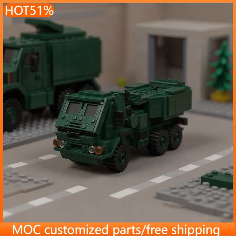 Коллекция из 543 деталей для сборки бронетехники M142 HIMARS, M1140 FMTVMOC, MOC, модульные строительные блоки, DIY, подарки на праздники, игрушки для самостоятельной сборки.
Коллекция из 543 деталей для сборки бронетехники M142 HIMARS, M1140 FMTVMOC, MOC, модульные строительные блоки, DIY, подарки на праздники, игрушки для самостоятельной сборки.