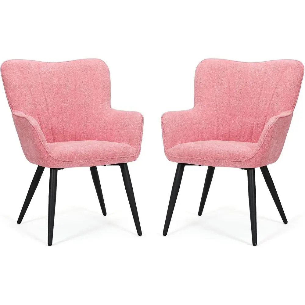 Linen Upholstered Wingback Chairs Set of 2 for Living Room, Comfortable Reading Chairs for Adults, Metal Legs, Suitable for Bedr
Linen Upholstered Wingback Chairs Set of 2 for Living Room, Comfortable Reading Chairs for Adults, Metal Legs, Suitable for Bedr