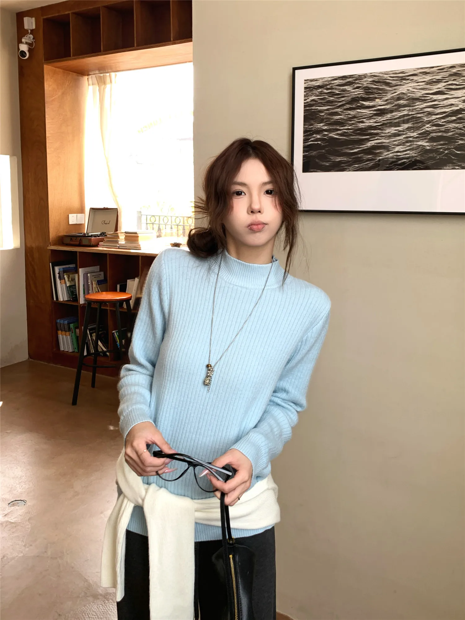 Chic Blue Striped Long Sve Women's Knitted Sweater Soft Cozy Overhead Top Commute Sle Slim Fit Autumn Winter Base Layer ...
Chic Blue Striped Long Sve Women's Knitted Sweater Soft Cozy Overhead Top Commute Sle Slim Fit Autumn Winter Base Layer ...