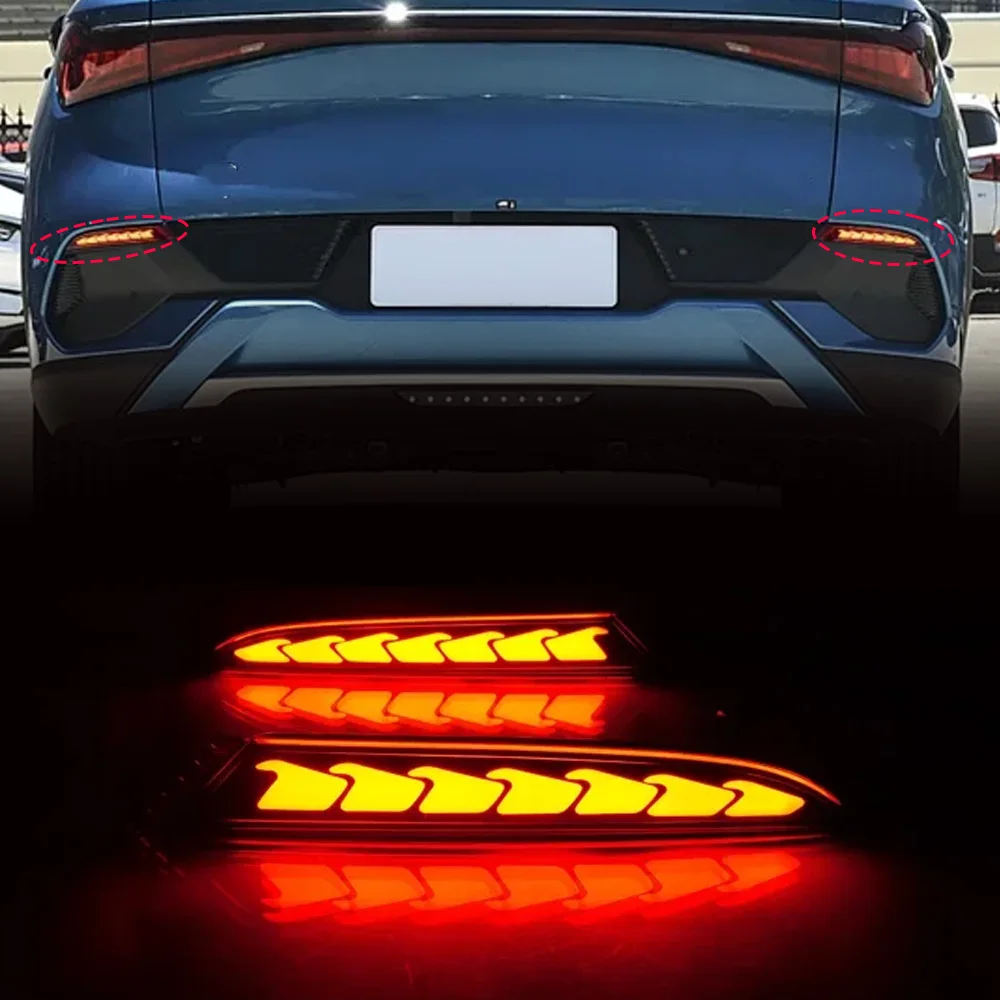 2pcs LED Rear Bumper Lights Left Right Driving brake turn signals 3 in 1 For BYD Yuan Plus Atto 3 2022 2023 2024 Running Light
2pcs LED Rear Bumper Lights Left Right Driving brake turn signals 3 in 1 For BYD Yuan Plus Atto 3 2022 2023 2024 Running Light