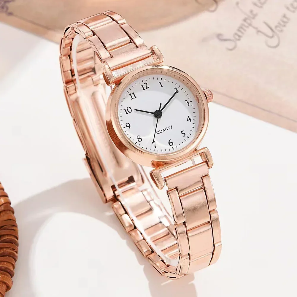 Retro Versatile Small Dial Quartz Women's Watch Casual Fashion Steel Strip Ladies Wristwatch Simple Design
Retro Versatile Small Dial Quartz Women's Watch Casual Fashion Steel Strip Ladies Wristwatch Simple Design
