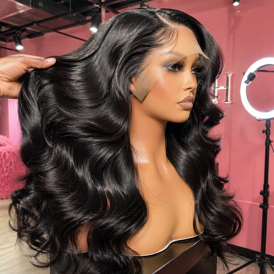 Natural Black Body Wave 40 Inch 250% Density Remy Human Hair Wigs 13x4 HD Lace Frontal Bleached Knots 5x5 Glueless Bouncy Thick
Natural Black Body Wave 40 Inch 250% Density Remy Human Hair Wigs 13x4 HD Lace Frontal Bleached Knots 5x5 Glueless Bouncy Thick