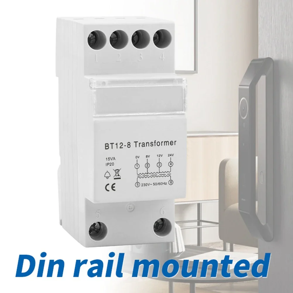 Doorbell Transformer 8v/12V/24V For CE Approved Compatible With For Ring Bell Transformer Rail Type Electrical Supplies
Doorbell Transformer 8v/12V/24V For CE Approved Compatible With For Ring Bell Transformer Rail Type Electrical Supplies