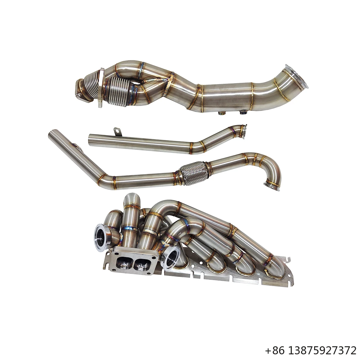 Ecnal G87 M2 S58 Stainless Steel 3mm Anti-Rust Oil Universal Exhaust Downpipe for S58 Engine Garrett PTE T4 Casing
Ecnal G87 M2 S58 Stainless Steel 3mm Anti-Rust Oil Universal Exhaust Downpipe for S58 Engine Garrett PTE T4 Casing