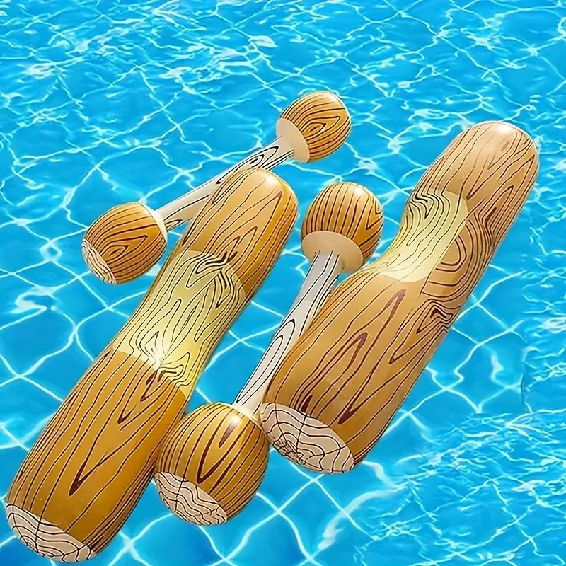SSUNTAK Inflatable Water Joust Game Set, 4Pcs Log Raft Battle Float, Wood Grain Pool Fighting Toys for Adults Kids Summer Party
SSUNTAK Inflatable Water Joust Game Set, 4Pcs Log Raft Battle Float, Wood Grain Pool Fighting Toys for Adults Kids Summer Party