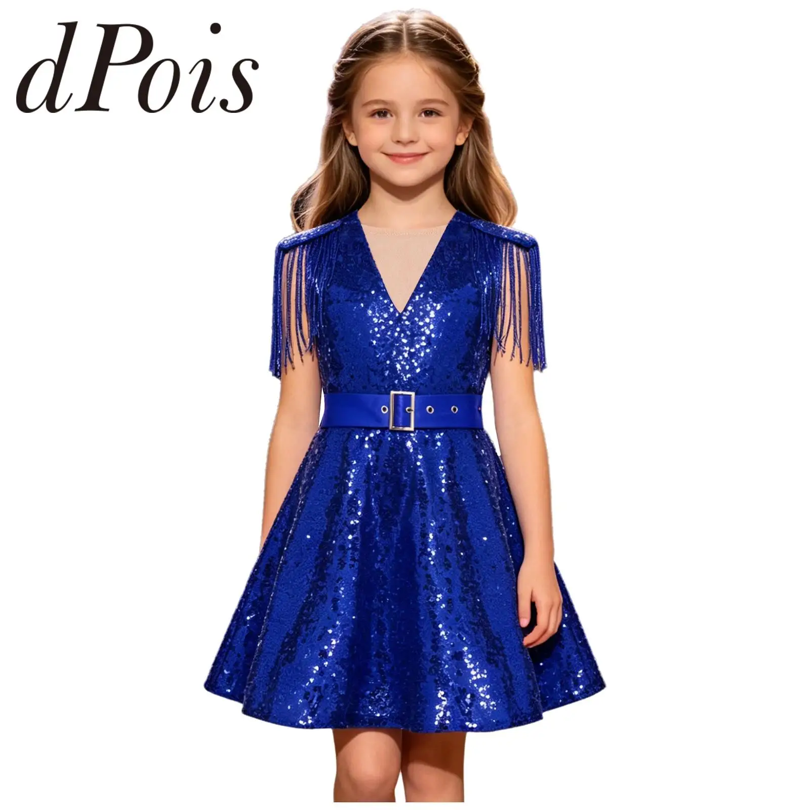 Childs Dancewear Sequins Birthday Modern Dance Costume Kids Girls Glitter Sleeveless Dress Stage Performance Party Dress
Childs Dancewear Sequins Birthday Modern Dance Costume Kids Girls Glitter Sleeveless Dress Stage Performance Party Dress