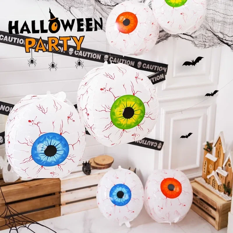 Halloween decoration balloon horror 4D inflatable eyeball Halloween theme eyeball party home decoration horror props
Halloween decoration balloon horror 4D inflatable eyeball Halloween theme eyeball party home decoration horror props