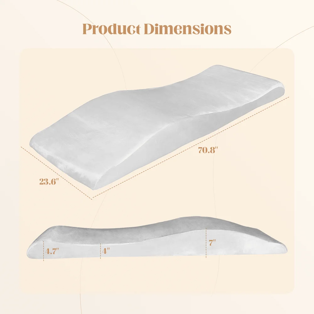 Lash Bed Topper,SalonGrade Lash Bed Cover HighDensity Foam Massage Mattress With Ergonomic Curved Design 70.8 X 23.6 Waterproof
Lash Bed Topper,SalonGrade Lash Bed Cover HighDensity Foam Massage Mattress With Ergonomic Curved Design 70.8 X 23.6 Waterproof