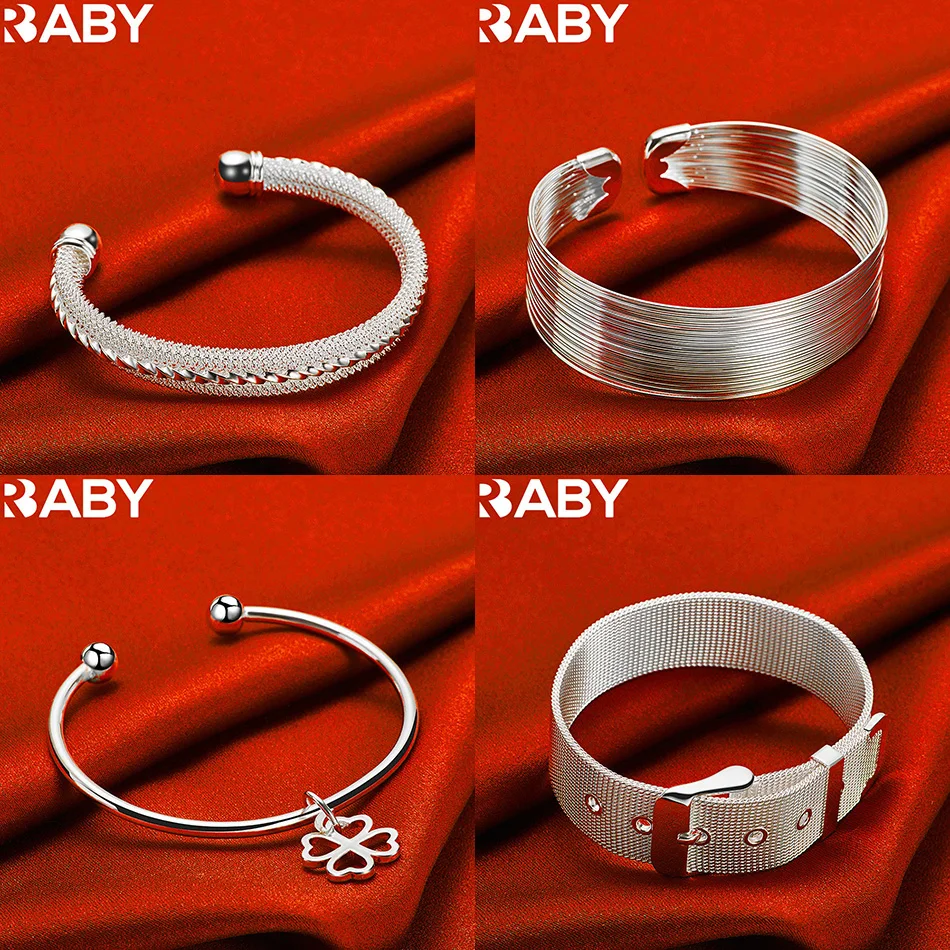 URBABY 925 Sterling Silver Bangle Design Bracelets For Women Creativity Gifts Street All-match Party And Daily Wear
URBABY 925 Sterling Silver Bangle Design Bracelets For Women Creativity Gifts Street All-match Party And Daily Wear