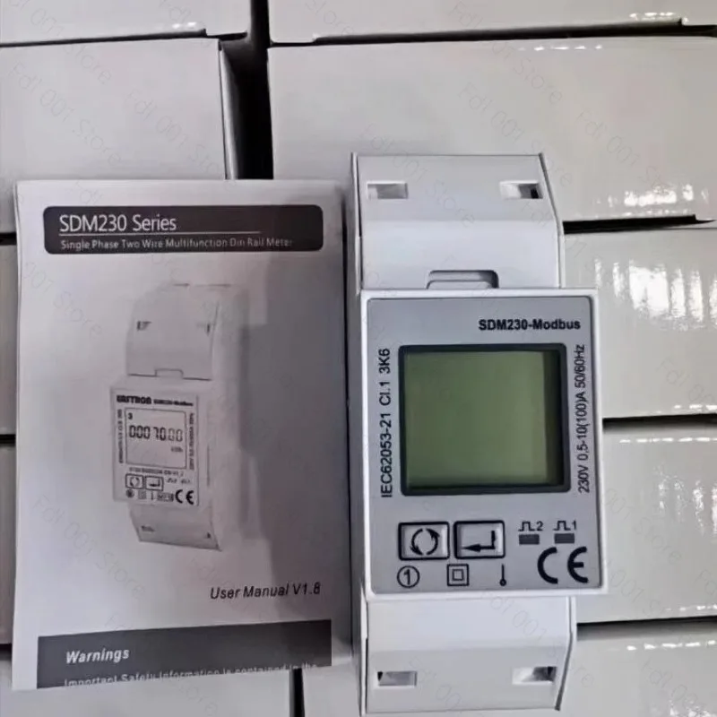 Single Phase SDM230M V1 without CT Wireless Smart Power Meter
Single Phase SDM230M V1 without CT Wireless Smart Power Meter