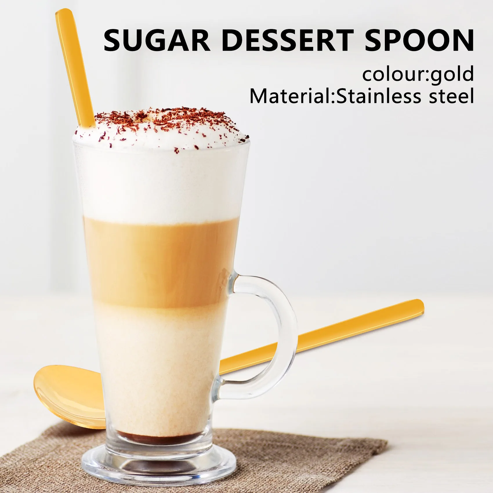 AD30-4pcs/Set Round Shape Coffee Spoon Stainless Steel Mini Teaspoons Sugar Dessert Spoon Ice Cream Soup Spoon Kitchen Access
AD30-4pcs/Set Round Shape Coffee Spoon Stainless Steel Mini Teaspoons Sugar Dessert Spoon Ice Cream Soup Spoon Kitchen Access