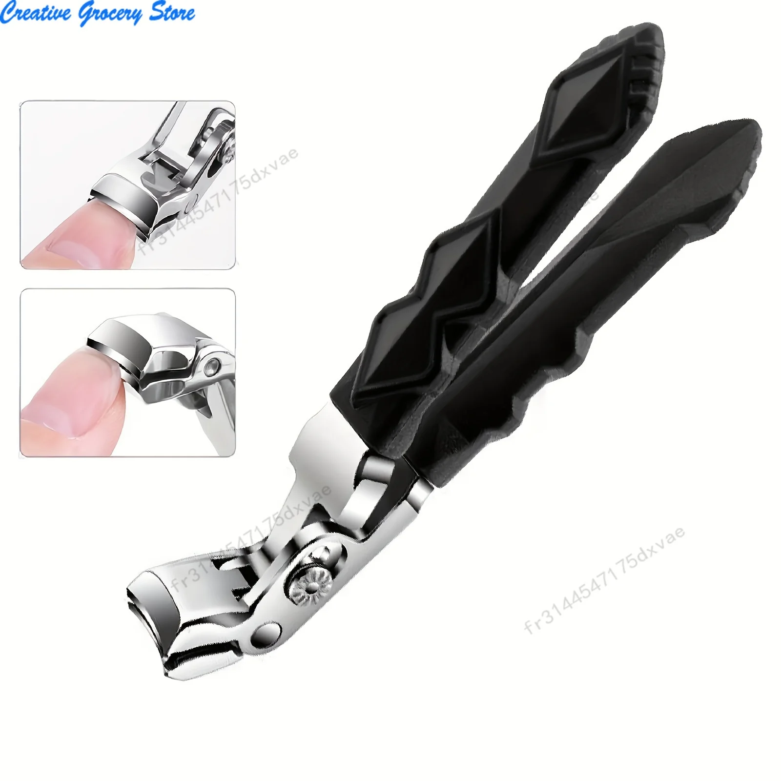 Professional Stainless Steel Toenail Clippers for Seniors, Wide Jaw, Angled Head, Concave Blade
Professional Stainless Steel Toenail Clippers for Seniors, Wide Jaw, Angled Head, Concave Blade