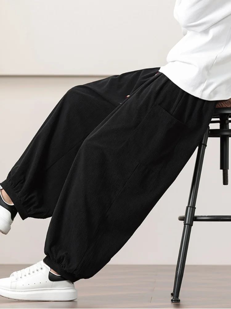 Men's Corduroy Lantern Pants Spring Autumn Loose Straight Leg Casual Trousers Faionable Youthful Sle All Season Wear
Men's Corduroy Lantern Pants Spring Autumn Loose Straight Leg Casual Trousers Faionable Youthful Sle All Season Wear