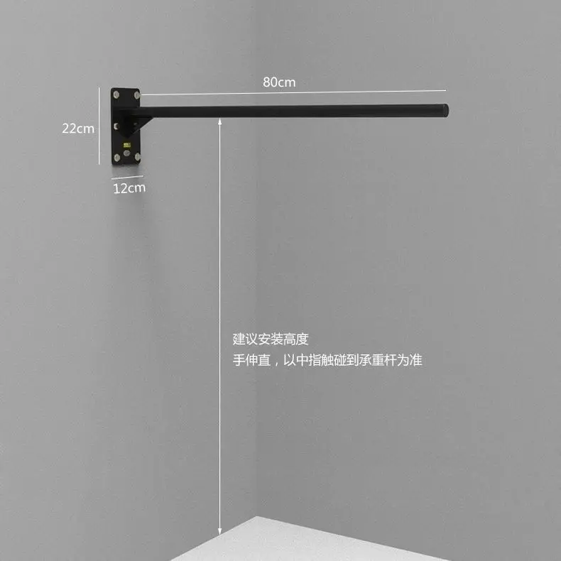 Wall Aisle Pull-up Horizontal Bar Household Fitness Equipment Indoor and Outdoor Equipment Wall Hanging Single Rod
Wall Aisle Pull-up Horizontal Bar Household Fitness Equipment Indoor and Outdoor Equipment Wall Hanging Single Rod