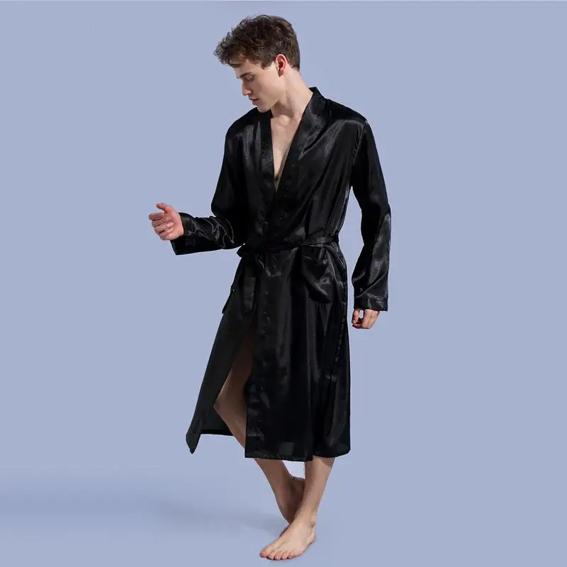 Men's plus Size Long Robe Thin Cardigan S Robe Comfortable Home Wear Spwear Batobe Autumn Season Men's Clothing
Men's plus Size Long Robe Thin Cardigan S Robe Comfortable Home Wear Spwear Batobe Autumn Season Men's Clothing