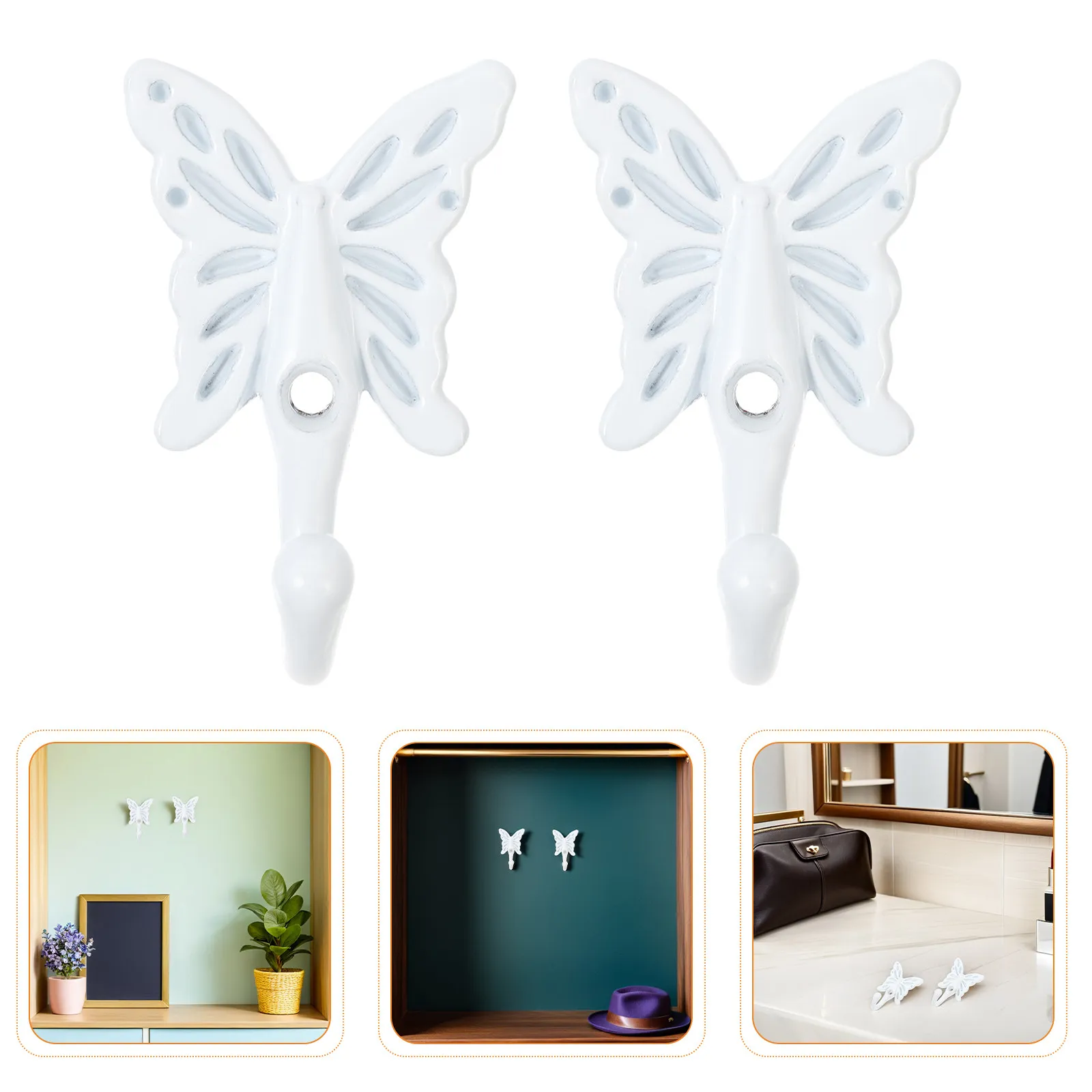 8Pcs Retro Decorative Butterfly Hooks Closet Hangers Heavy Duty Alloy Wall Coat Hook Wardrobe Clothes Organizer
8Pcs Retro Decorative Butterfly Hooks Closet Hangers Heavy Duty Alloy Wall Coat Hook Wardrobe Clothes Organizer
