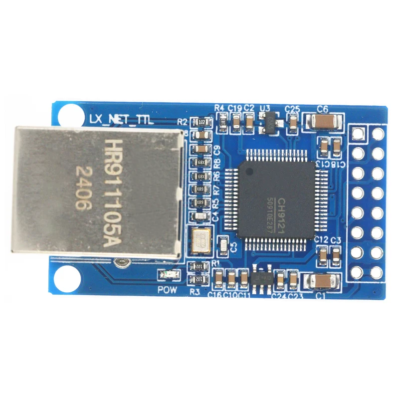 HNV CH9121 Последовательный порт к сетевому модулю Ethernet Модуль передачи TTL Промышленный микроконтроллер STM32
HNV CH9121 Последовательный порт к сетевому модулю Ethernet Модуль передачи TTL Промышленный микроконтроллер STM32