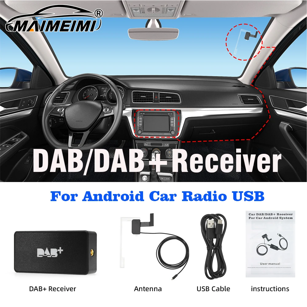 For Android Car Radio Car DAB Receiver Antenna+USB Interface GPS Stereo DAB Receiver Player Navigation Multimedia Accessories
For Android Car Radio Car DAB Receiver Antenna+USB Interface GPS Stereo DAB Receiver Player Navigation Multimedia Accessories