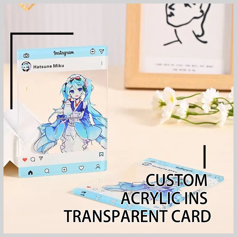 Custom Acrylic Transparent Card Style Ins Personalized Anime Figure Clear Photo Design Souvenir Collection Gifts Keychains Cards
Custom Acrylic Transparent Card Style Ins Personalized Anime Figure Clear Photo Design Souvenir Collection Gifts Keychains Cards