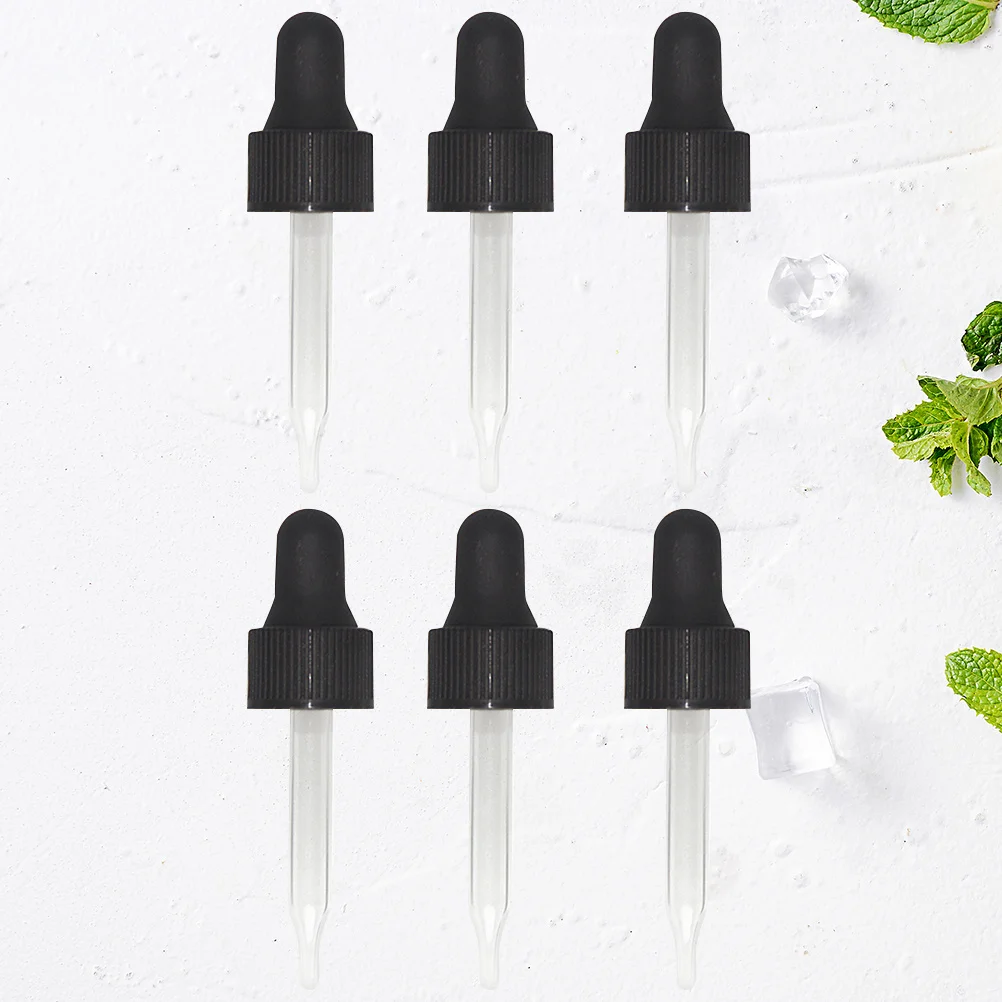 6pcs Universal Plastic Glass Pointed Liquid Dropper Pipette for 5ml Essential Oil Bottles Aromatherapy Vials 
6pcs Universal Plastic Glass Pointed Liquid Dropper Pipette for 5ml Essential Oil Bottles Aromatherapy Vials
