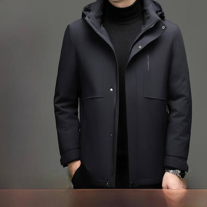 Мужская белая пуховая куртка Pierre Cardin 2025: Новинка зимы, со съемным внутренним жилетом, с капюшоном, для делового и повседневного городского стиля
Мужская белая пуховая куртка Pierre Cardin 2025: Новинка зимы, со съемным внутренним жилетом, с капюшоном, для делового и повседневного городского стиля