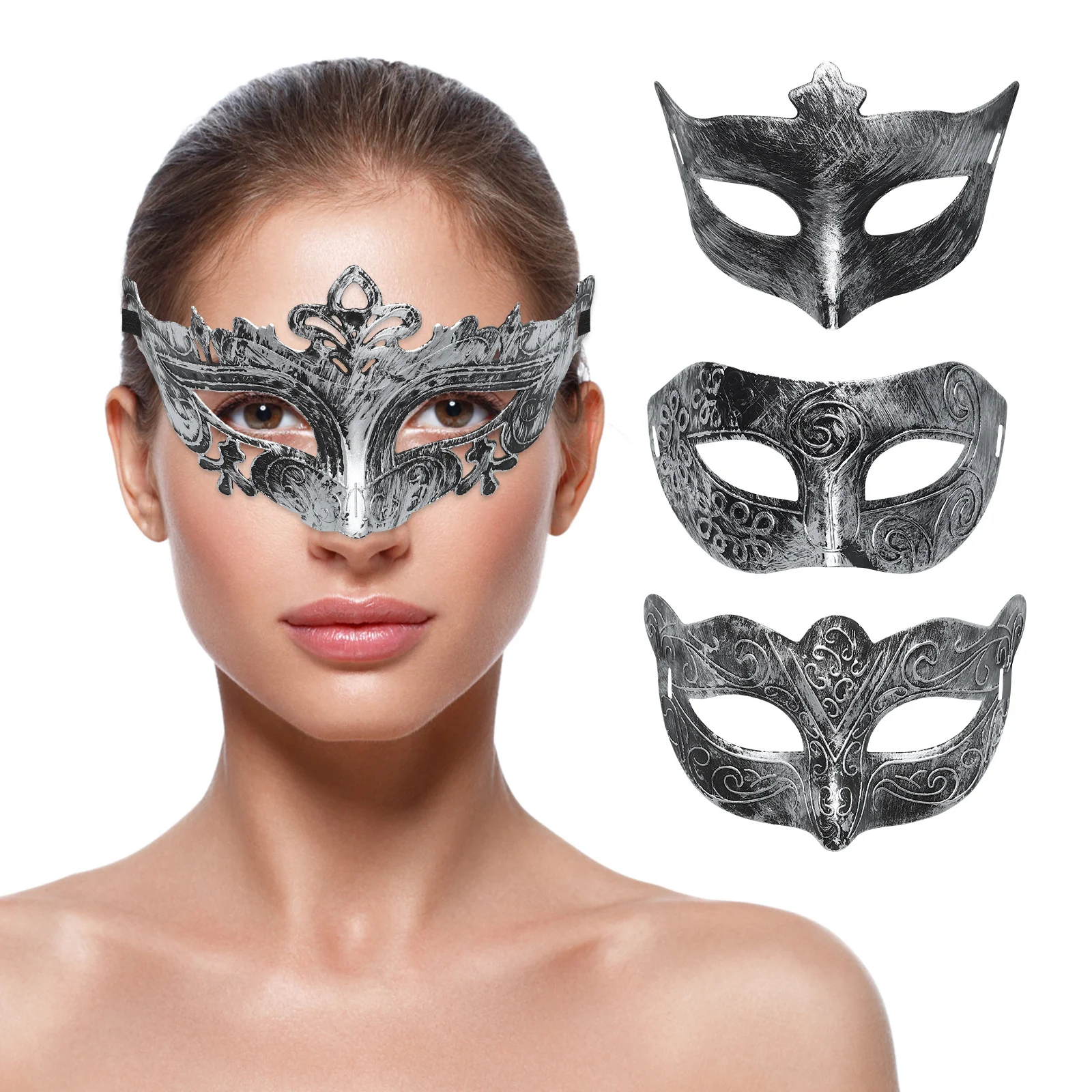 4Pcs Half Face Masks Classic Vintage Design Cosplay Mask Halloween Masquerade Party Accessories
4Pcs Half Face Masks Classic Vintage Design Cosplay Mask Halloween Masquerade Party Accessories