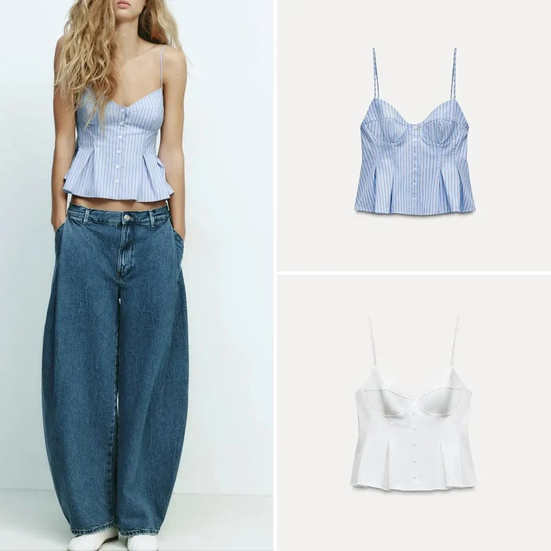 Z женский весенний новый шелковый шифоновый многоцветный топ с небольшими складками, модный повседневный жилет с ремешками, топы
Z женский весенний новый шелковый шифоновый многоцветный топ с небольшими складками, модный повседневный жилет с ремешками, топы