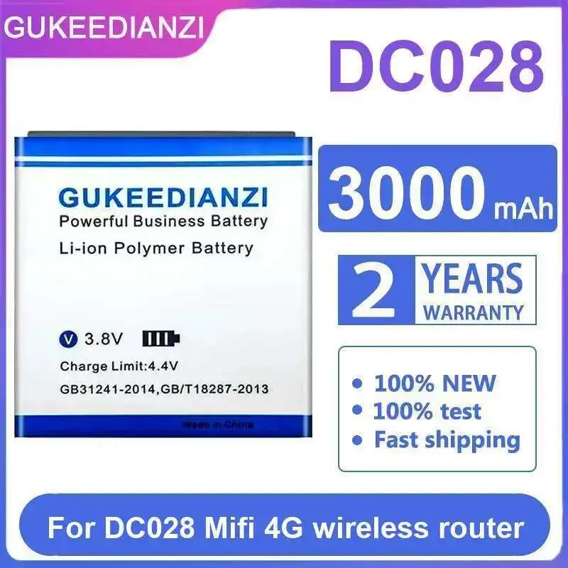 Good Low-Temperature Performance Portable Wireless Router Battery For DC028 Mifi 4G Premium Replacement 3000Mah
Good Low-Temperature Performance Portable Wireless Router Battery For DC028 Mifi 4G Premium Replacement 3000Mah
