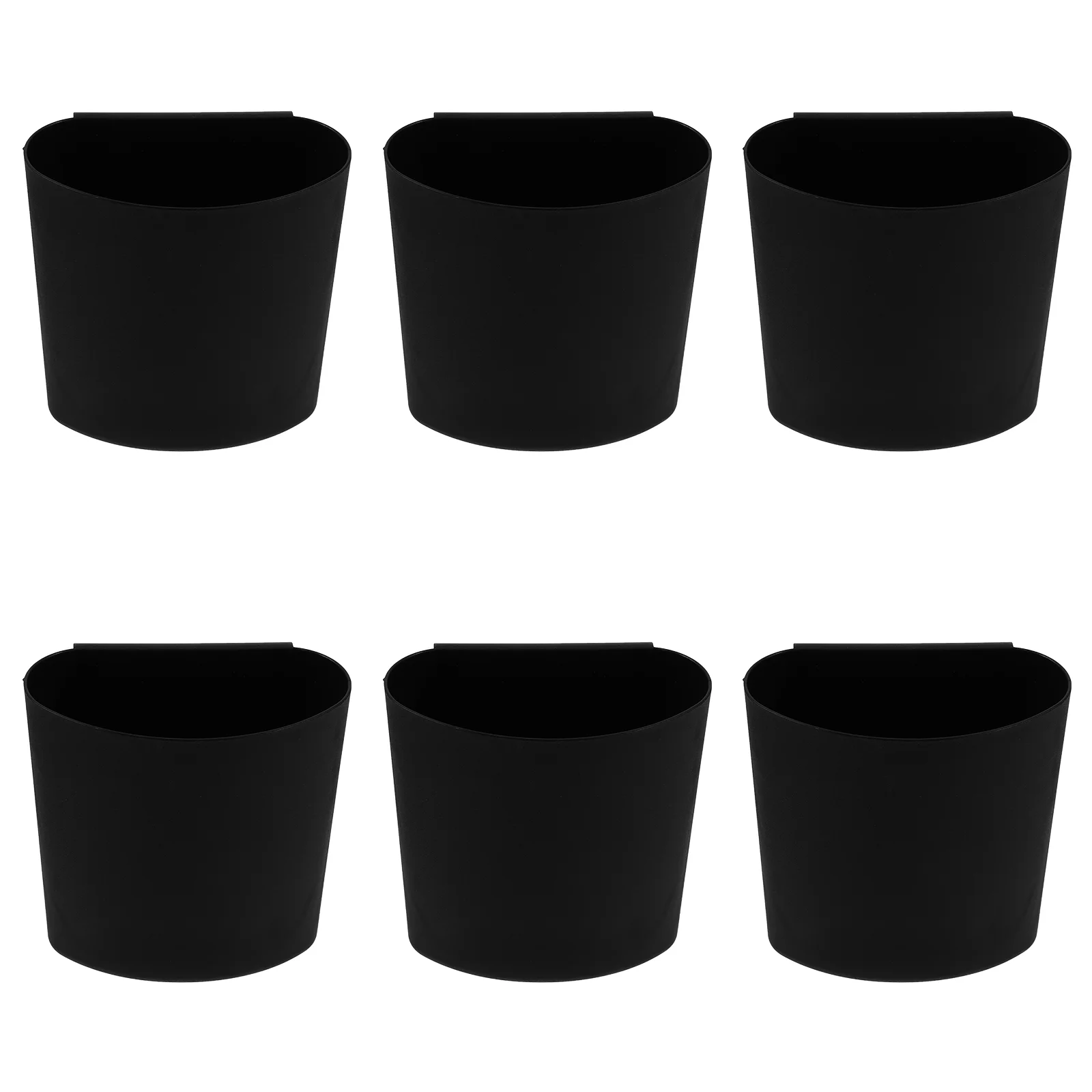 6 Pcs Cup Holder Small Hanging Bucket for Cart Basket Household Home Black Storage Organizer
6 Pcs Cup Holder Small Hanging Bucket for Cart Basket Household Home Black Storage Organizer