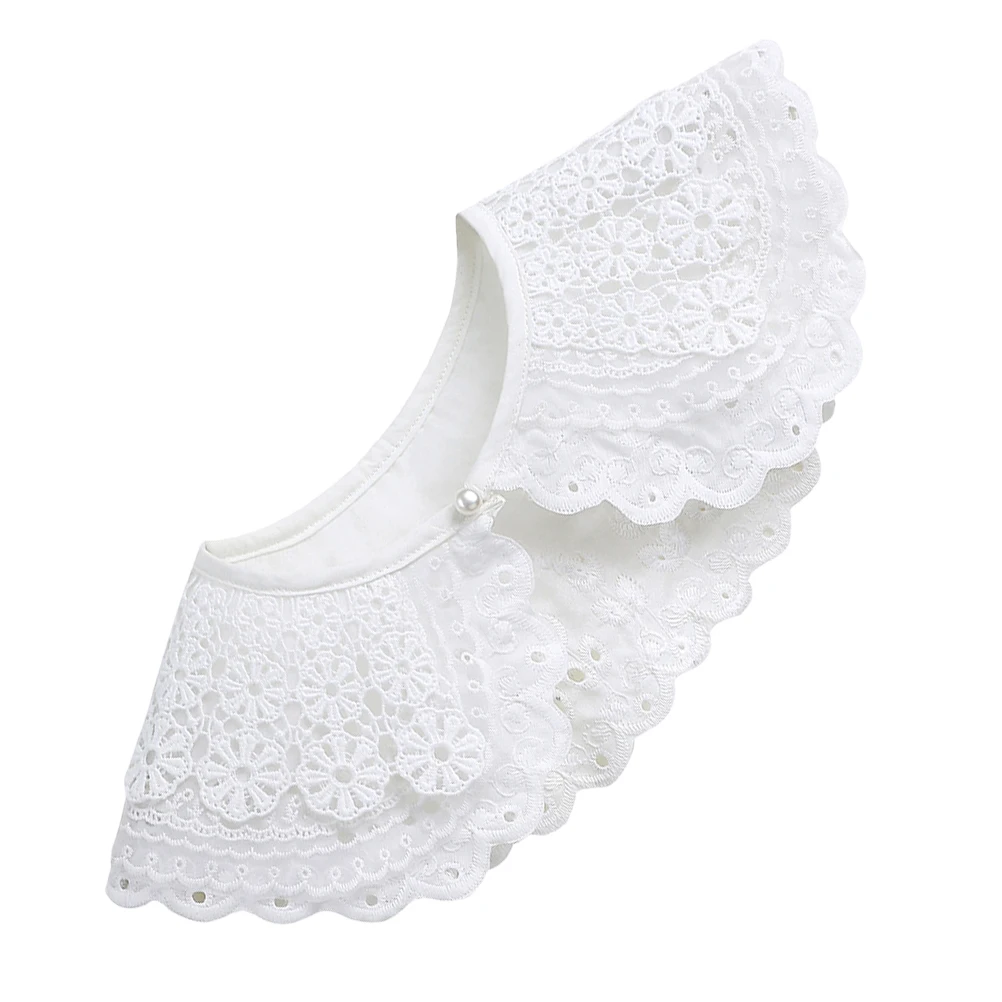 Lace Collar False Neckpiece Women White Small Floral Bow Shawl Fake Sweater Accessory Cotton Comfortable Practical
Lace Collar False Neckpiece Women White Small Floral Bow Shawl Fake Sweater Accessory Cotton Comfortable Practical