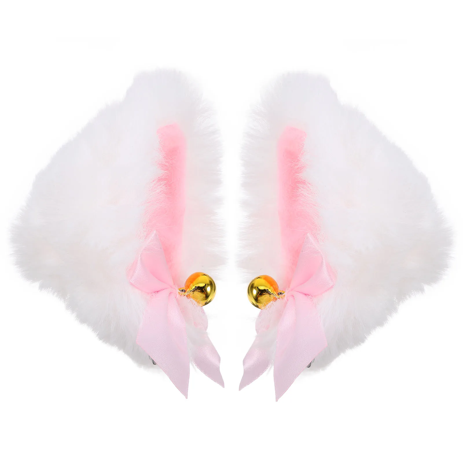 Cat Ear Hairpin White Pink Clips for Hair Party Headdress Accessories Lovely Cosplay Halloween Costume Fox Ribbon Bow Hair Decor
Cat Ear Hairpin White Pink Clips for Hair Party Headdress Accessories Lovely Cosplay Halloween Costume Fox Ribbon Bow Hair Decor