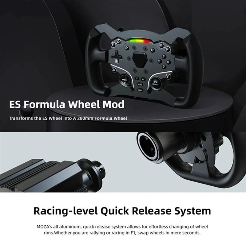 AUTO Racing ES Formula Wheel Mod 280 мм алюминиевый корпус авиационного класса специально разработанный и адаптированный для
AUTO Racing ES Formula Wheel Mod 280 мм алюминиевый корпус авиационного класса специально разработанный и адаптированный для