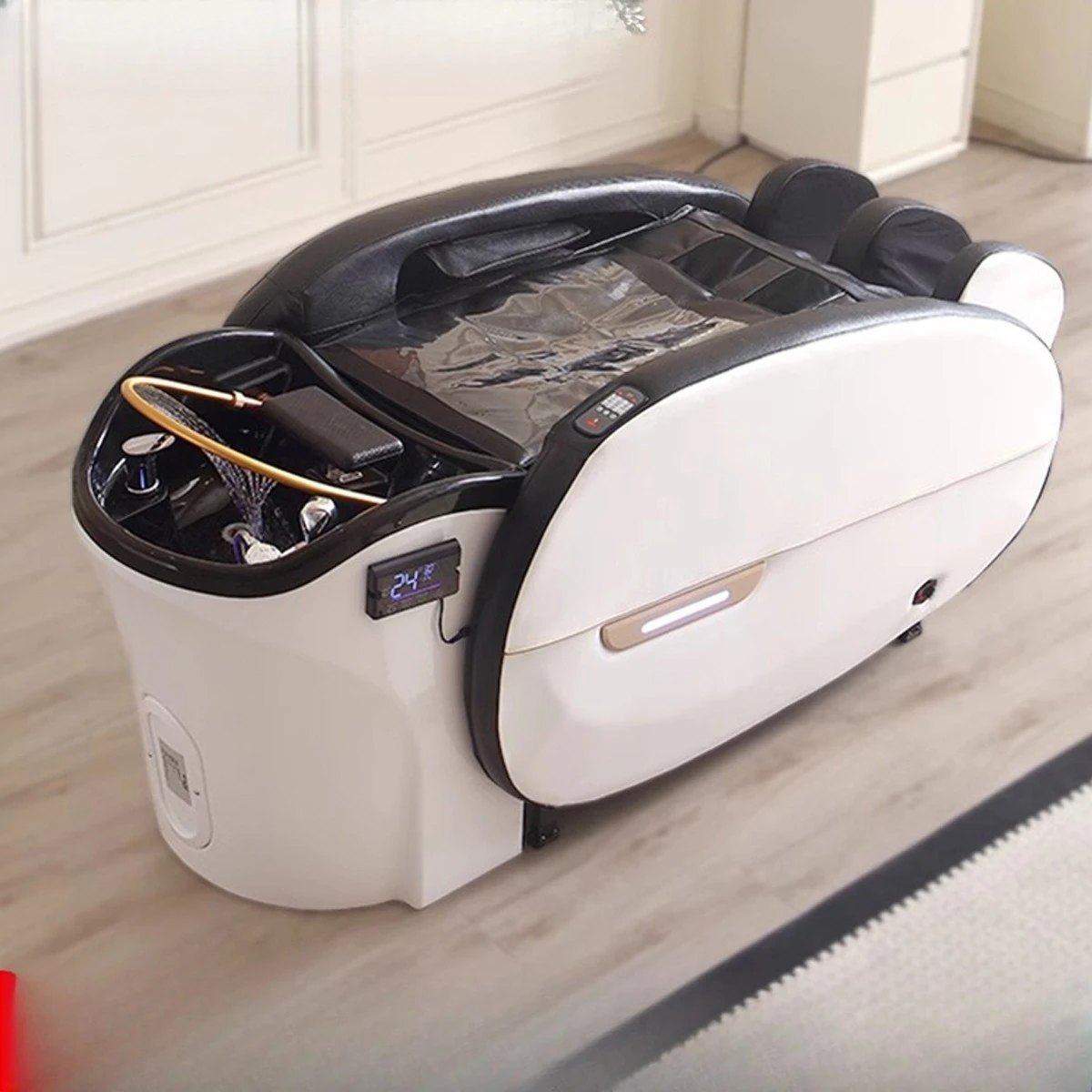 Automatic intelligent electric massage shampoo bed Hair salon Ceramic basin Massage head treatment bed
Automatic intelligent electric massage shampoo bed Hair salon Ceramic basin Massage head treatment bed