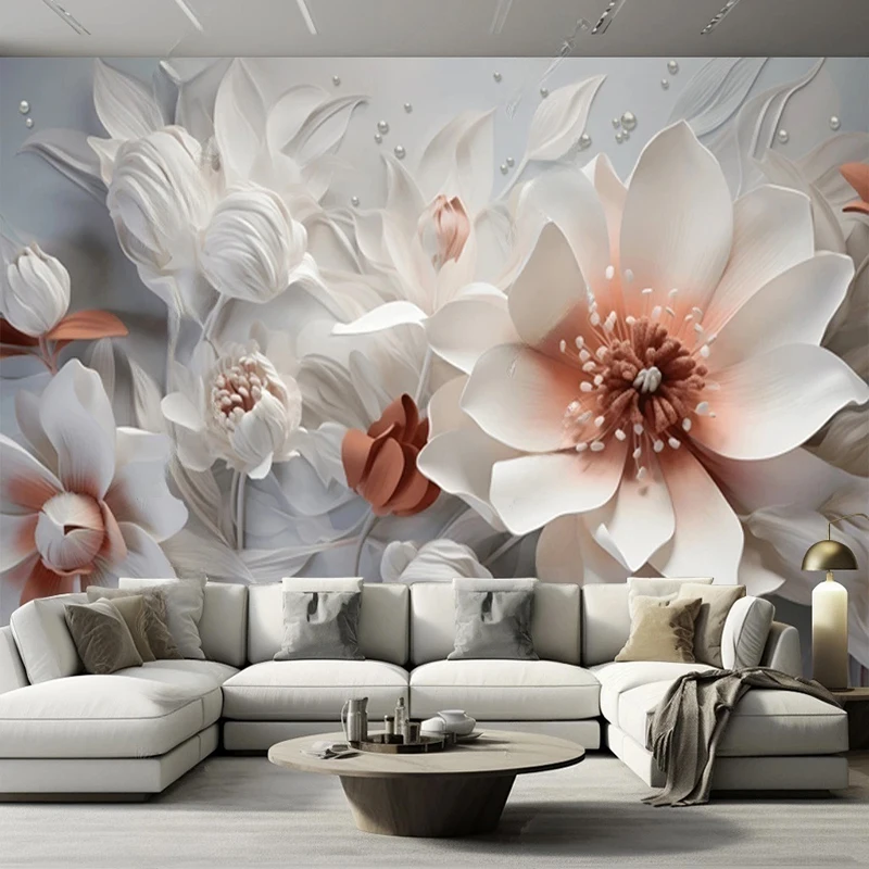 Custom Wallpaper 3D Stereo Relief Flower Photo Mural TV Sofa Background Wall Painting House Decoration For Living Room Bedroom
Custom Wallpaper 3D Stereo Relief Flower Photo Mural TV Sofa Background Wall Painting House Decoration For Living Room Bedroom