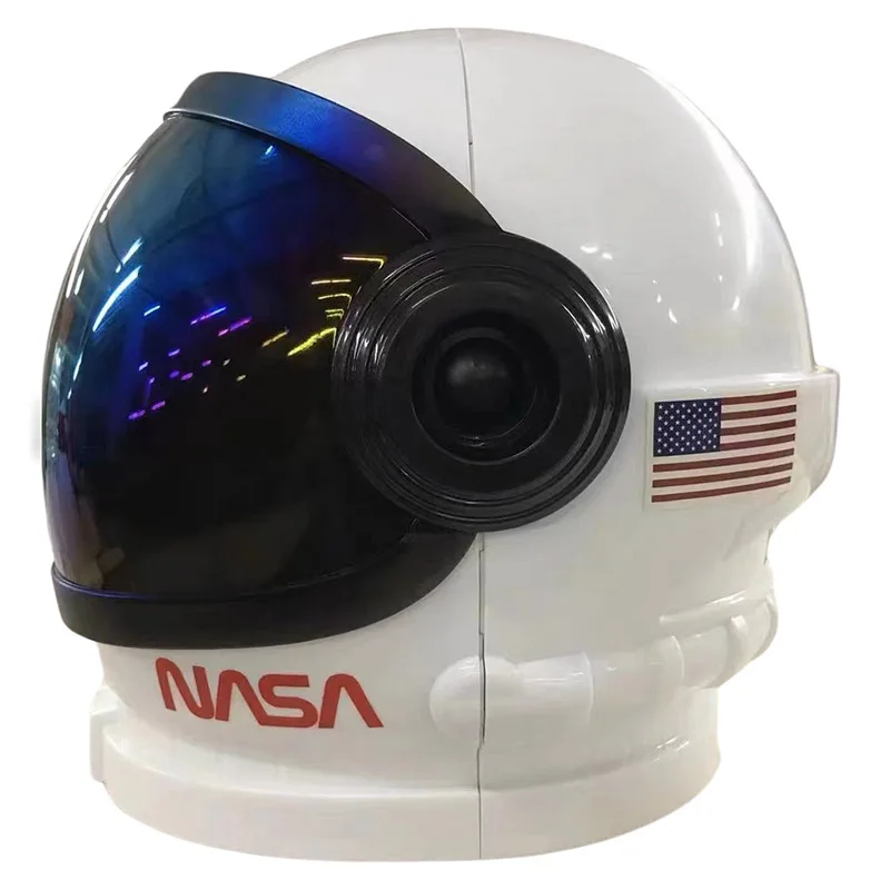 2025 Carnival Party Plastic Helmet Wearable Mask Astronants Cosplay Helmet Stage Perforrmance Headwear
2025 Carnival Party Plastic Helmet Wearable Mask Astronants Cosplay Helmet Stage Perforrmance Headwear