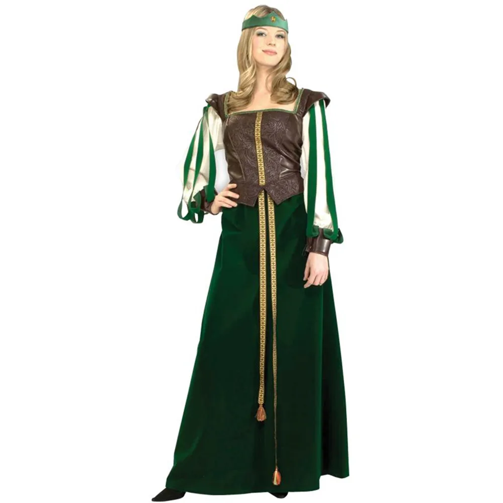 Retro Medieval Princess Renaissance Costume Dark Green Palace Velvet Dress Halloween Party Cosplay Gown Stage Performance Robe
Retro Medieval Princess Renaissance Costume Dark Green Palace Velvet Dress Halloween Party Cosplay Gown Stage Performance Robe