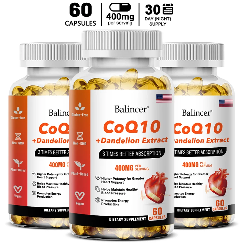 Капсулы CoQ10 (коэнзим) 400 мг с черным перцем, антиоксидант, ежедневная добавка для сердечно-сосудистой энергии и красоты, а также для общего оздоровления.
Капсулы CoQ10 (коэнзим) 400 мг с черным перцем, антиоксидант, ежедневная добавка для сердечно-сосудистой энергии и красоты, а также для общего оздоровления.