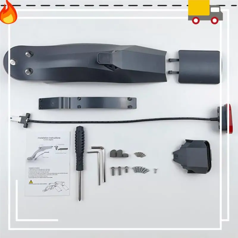 Scooter Fenders Rear Mudguard Tail Light Kit With License Plate Flap For Xiaomi Electric Scooters, M365/PRO, White Durable
Scooter Fenders Rear Mudguard Tail Light Kit With License Plate Flap For Xiaomi Electric Scooters, M365/PRO, White Durable