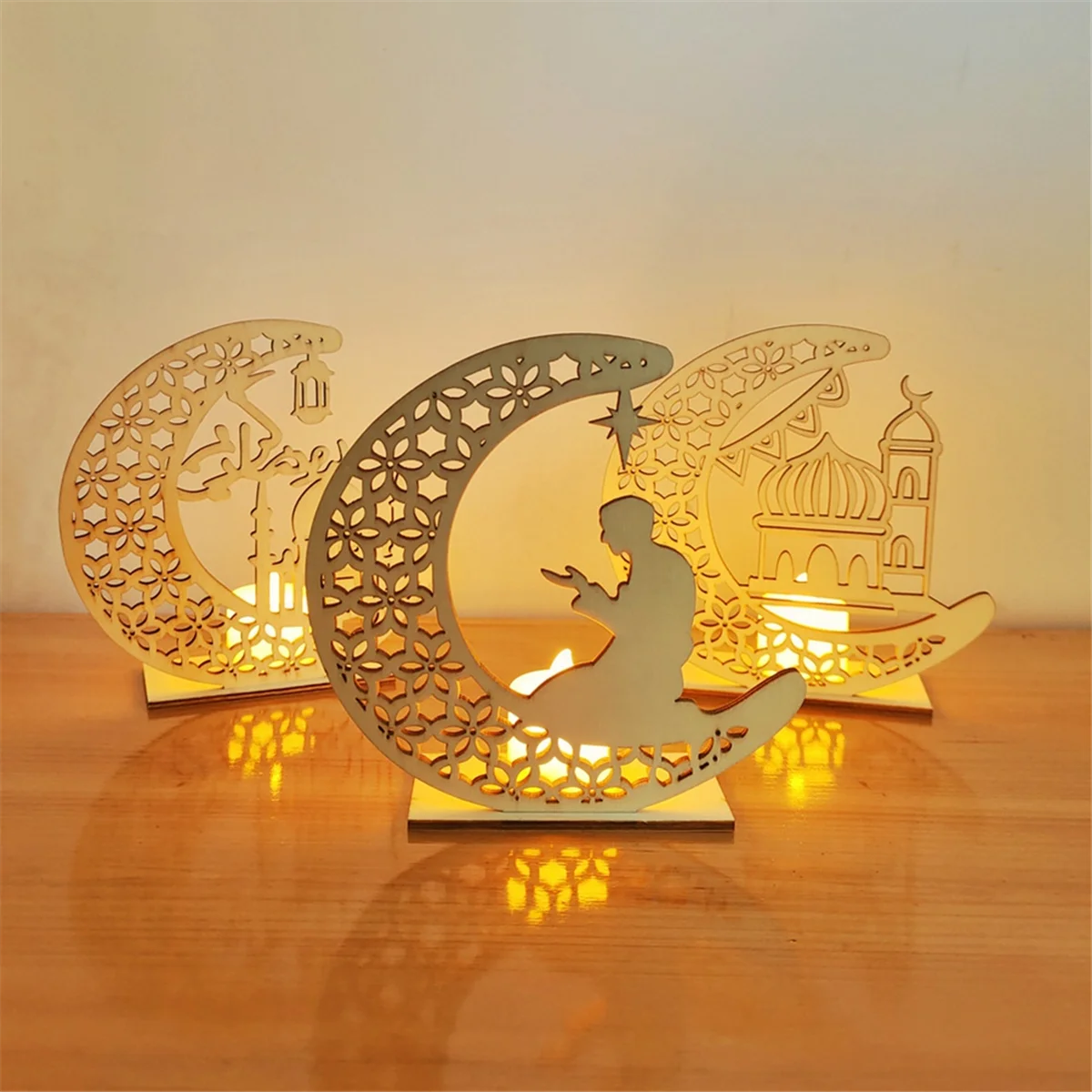 KZQ-fWooden Crafts Ornament Lamp Middle East Festival Eid Decorative Lamp Moon LED Decorative Lamps,
KZQ-fWooden Crafts Ornament Lamp Middle East Festival Eid Decorative Lamp Moon LED Decorative Lamps,