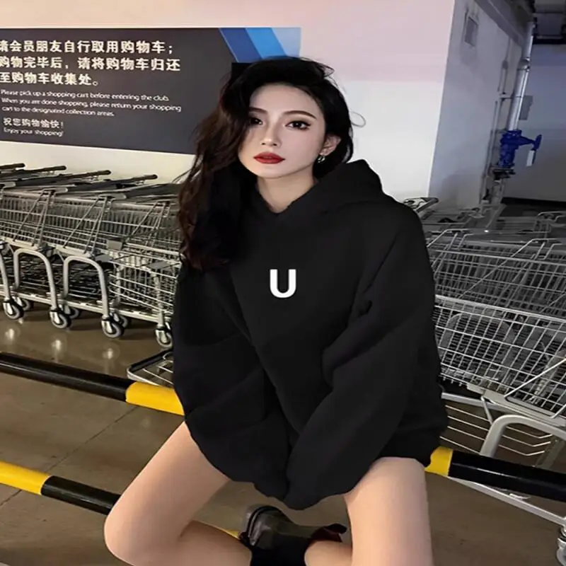 Горячая весна и осень Kawaii, модная толстовка с длинными рукавами и флисовой подкладкой, женская одежда, топы, студенческий мультяшный новый стиль
Горячая весна и осень Kawaii, модная толстовка с длинными рукавами и флисовой подкладкой, женская одежда, топы, студенческий мультяшный новый стиль