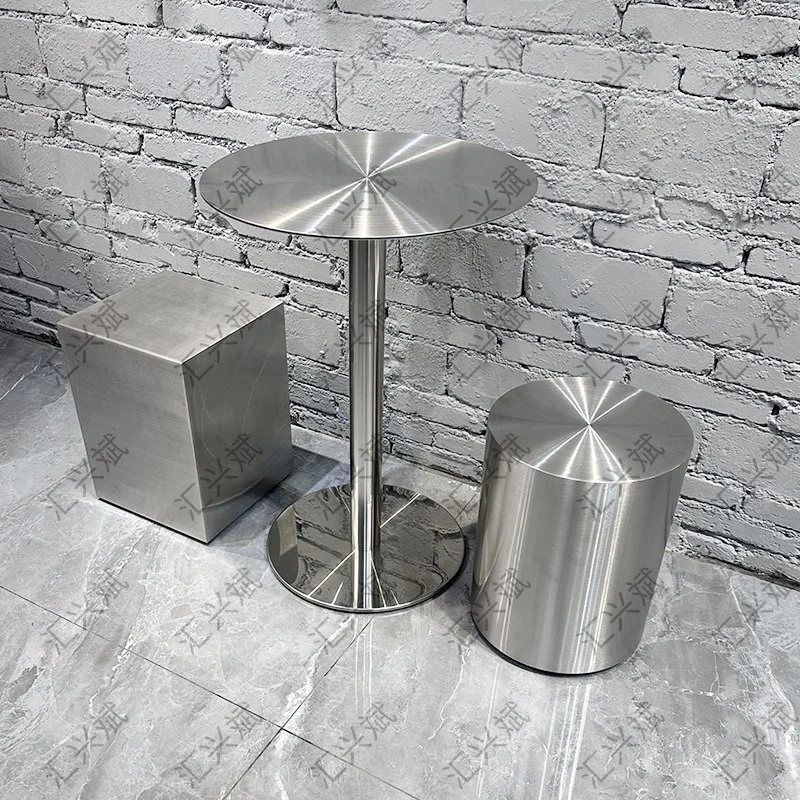 Industrial style stainless steel solid round table square table tea restaurant cafe milk tea dessert shop balcony casual dining
Industrial style stainless steel solid round table square table tea restaurant cafe milk tea dessert shop balcony casual dining