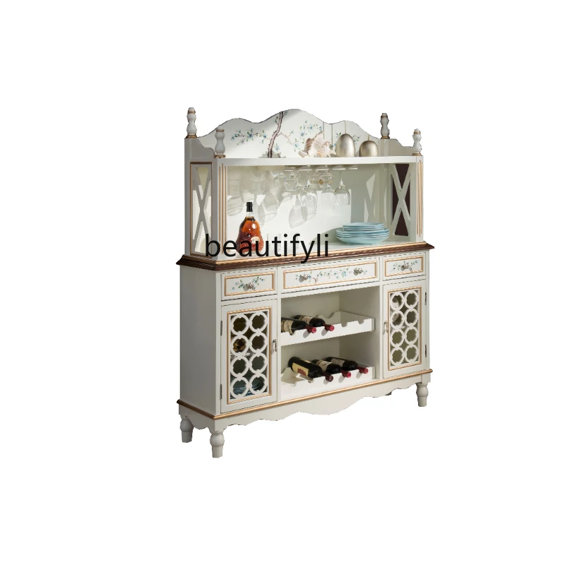 American Sideboard Cabinet Solid Wood Restaurant Painted Wine Cabinet Kitchen Storage Decoration Side Cabinet
American Sideboard Cabinet Solid Wood Restaurant Painted Wine Cabinet Kitchen Storage Decoration Side Cabinet