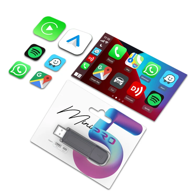 New Car Ai Player Fast Plug and Play Voice Radio Sound Control 2 In1 Wired to Wireless Android Auto Carplay Usb Ai Box 
New Car Ai Player Fast Plug and Play Voice Radio Sound Control 2 In1 Wired to Wireless Android Auto Carplay Usb Ai Box