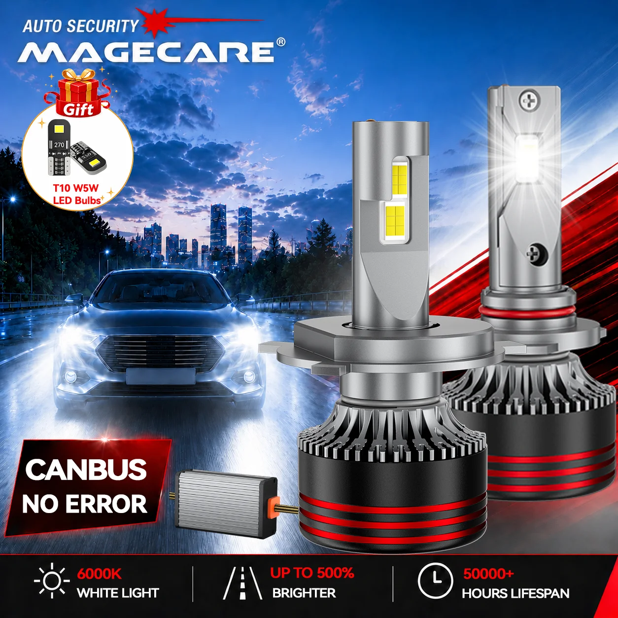 H4 LED Headlight Bulbs 28000LM 6000K Super Bright CANBUS CSP 3570 Chips H7 H1 H11 9005 HB3 9006 HB4 12V Car LED Lamps For Car
H4 LED Headlight Bulbs 28000LM 6000K Super Bright CANBUS CSP 3570 Chips H7 H1 H11 9005 HB3 9006 HB4 12V Car LED Lamps For Car