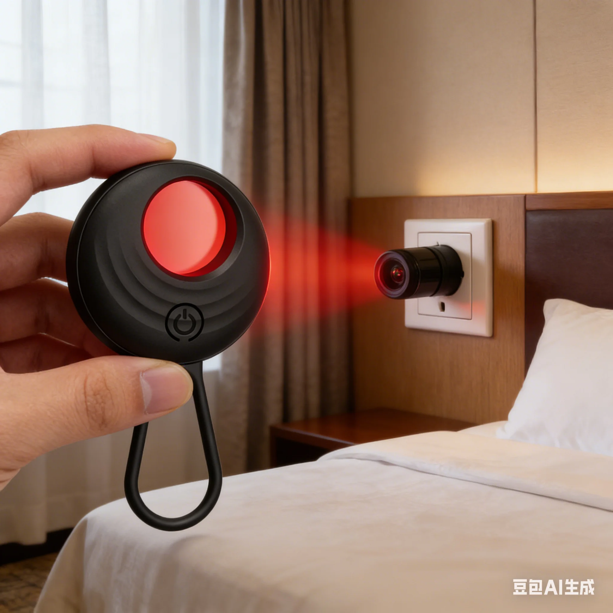 Portable Mini Camera Detector USB Rechargeable Anti-Spy Infrared Pocket Camera Scanner For Hotel Privacy Protection Security