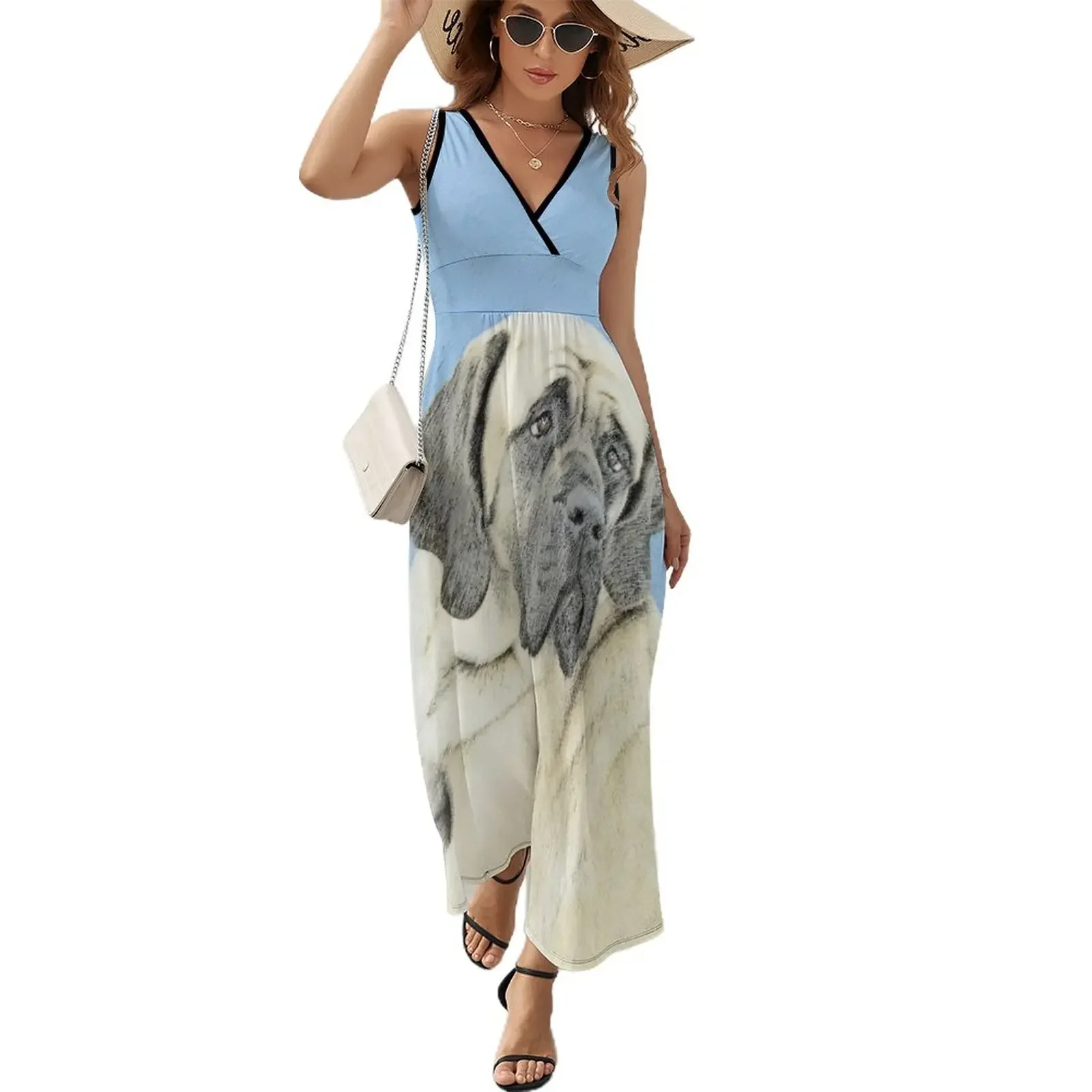 English Mastiff (Fawn) Sleeveless Dress Women's summer dress dress party evening elegant luxury celebrity festival outfit women
English Mastiff (Fawn) Sleeveless Dress Women's summer dress dress party evening elegant luxury celebrity festival outfit women