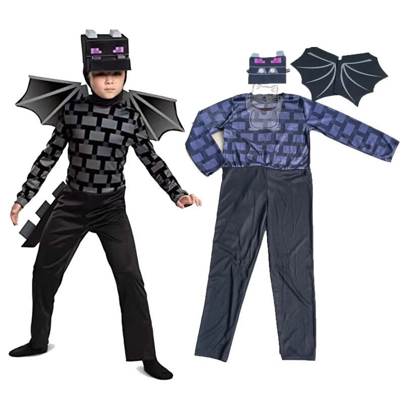 New Halloween game My 3D jumpsuit Halloween world role-playing costume Children's mining costume Craft jumpsuit Carnival party s
New Halloween game My 3D jumpsuit Halloween world role-playing costume Children's mining costume Craft jumpsuit Carnival party s