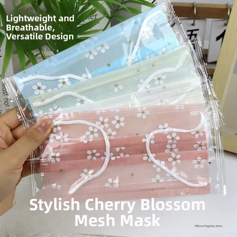 Disposable Mesh Mask Women's High Aesthetic Value 2025 New Style Dustproof Sunscreen Cute Cherry Blossom Breathable Thin for ...
Disposable Mesh Mask Women's High Aesthetic Value 2025 New Style Dustproof Sunscreen Cute Cherry Blossom Breathable Thin for ...